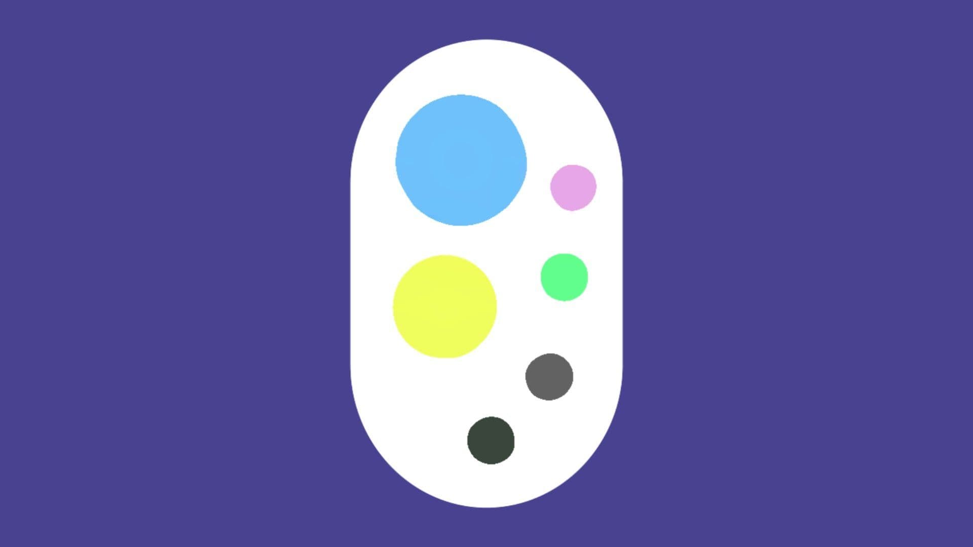 The SELF drawn as a white pill holding its emotions