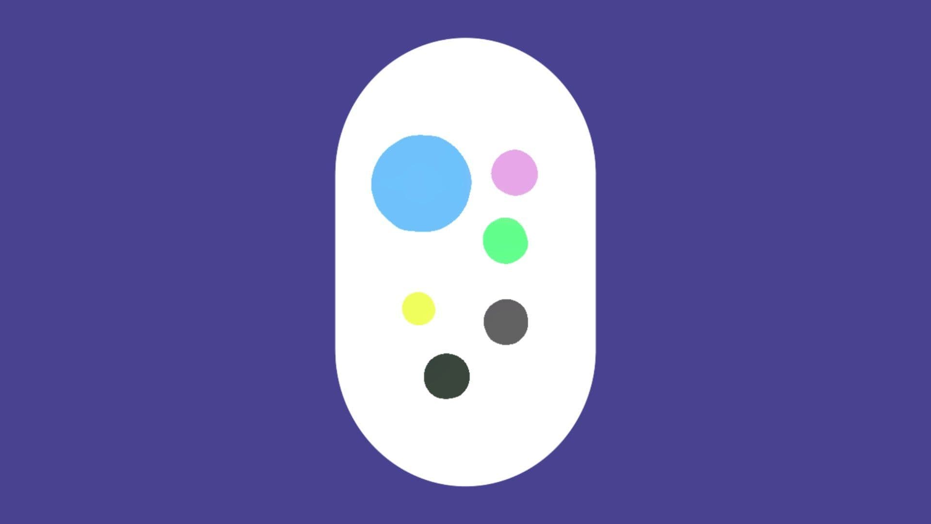 The SELF drawn as a white pill holding its emotions